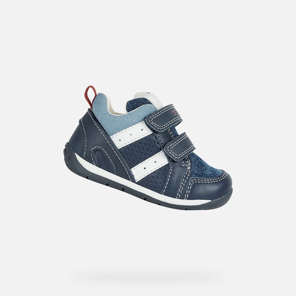 Geox Sneakers Navy Each Boy - Geox Baby Shoes - PYXSTD748